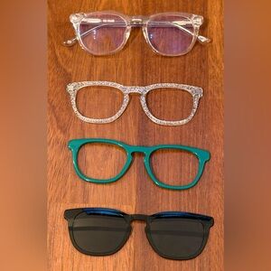 Pair Eyewear — The Twain Glasses + 3 Magnetic Tops